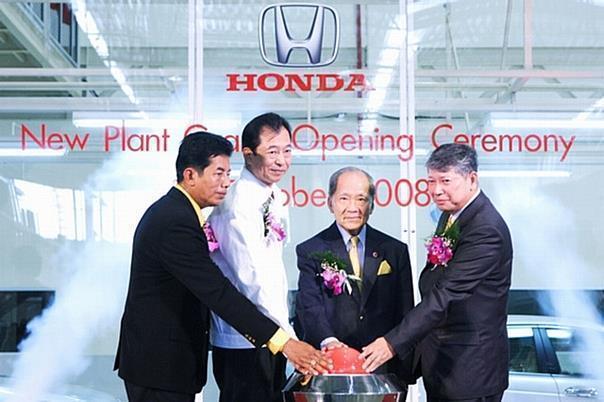 Honda weiht Werk in Thailand ein. Foto: Honda